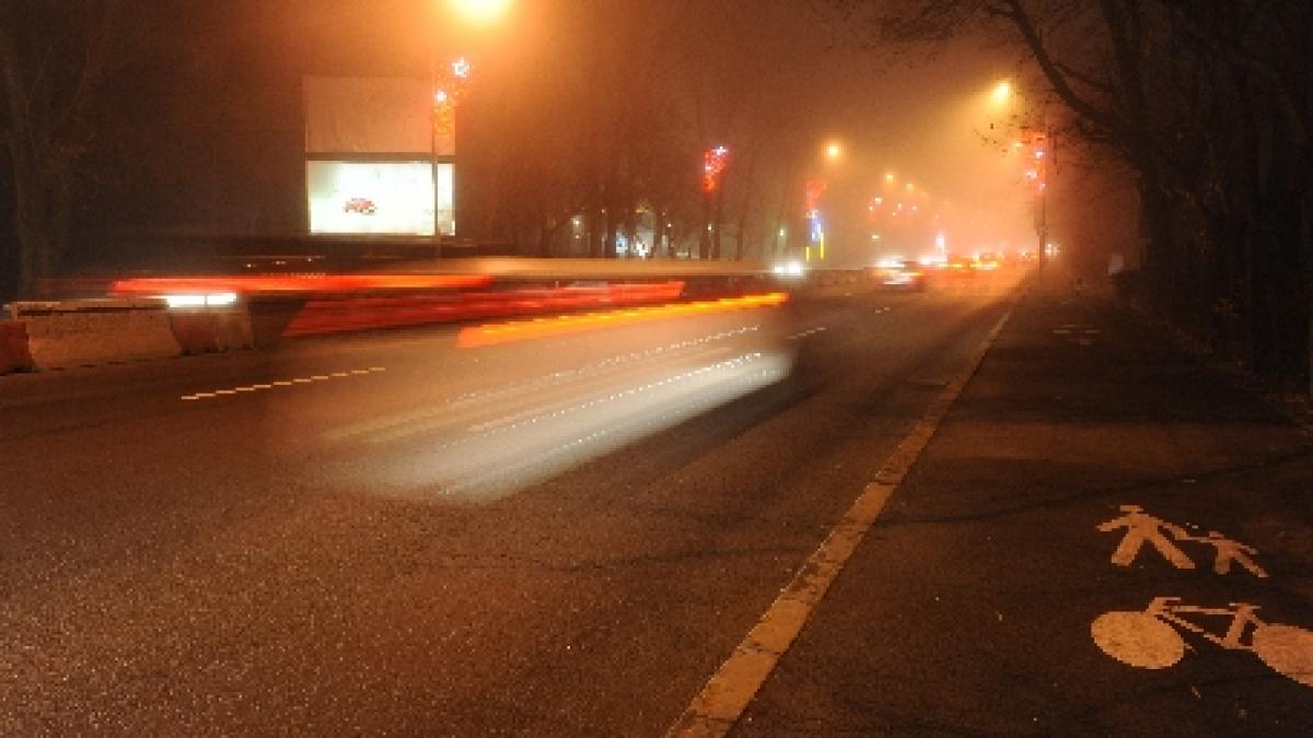 Trafic îngreunat de ceaţă pe drumurile din judeţul Constanţa