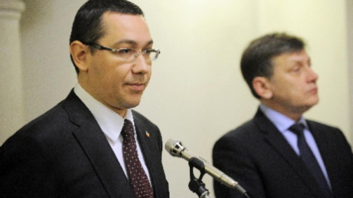 Ponta: Daniel Constantin va fi, dacă vrea, în Guvernul USL. Nu mă onorează deloc faptul că Băsescu a început să îmi facă guvernul