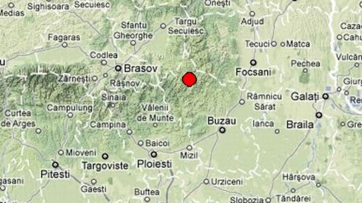 Un cutremur a avut loc în Vrancea. Seismul s-a simţit şi în Capitală