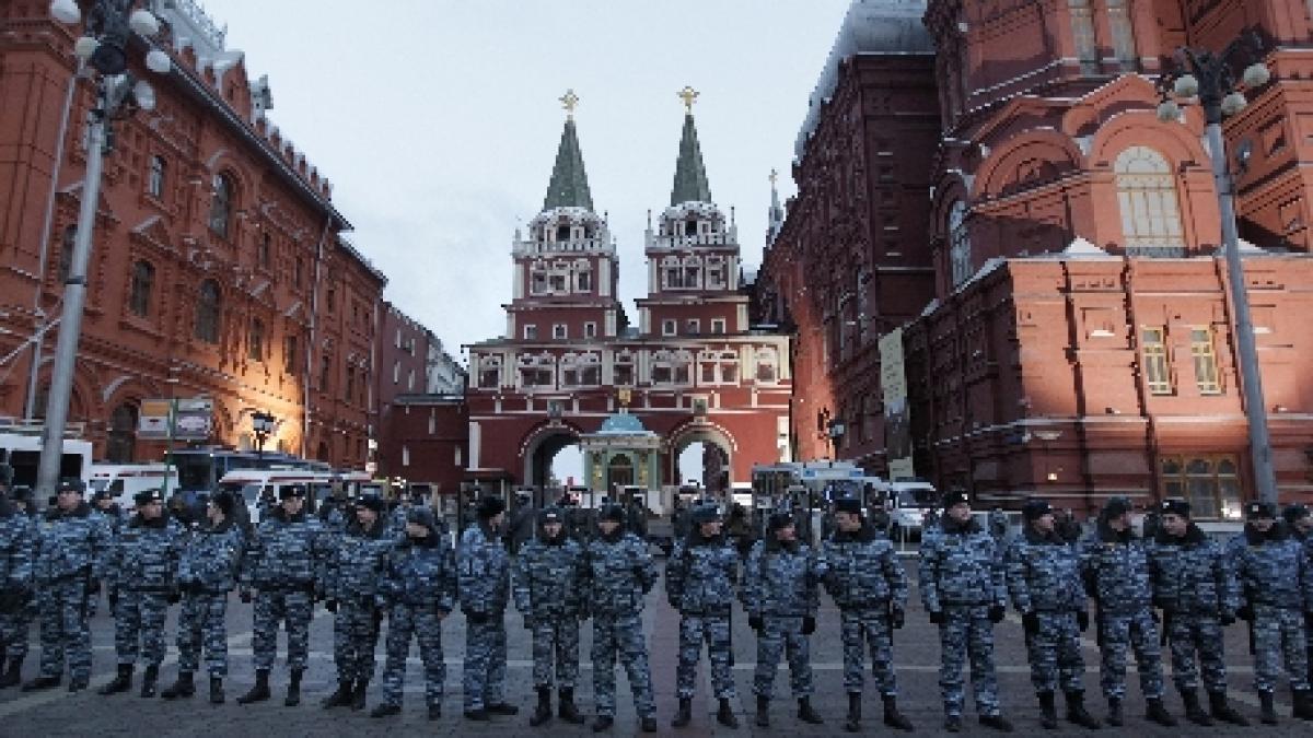 Autorităţile au închis Piaţa Roşie din Moscova. Măsura a fost luată pentru a stopa un protest