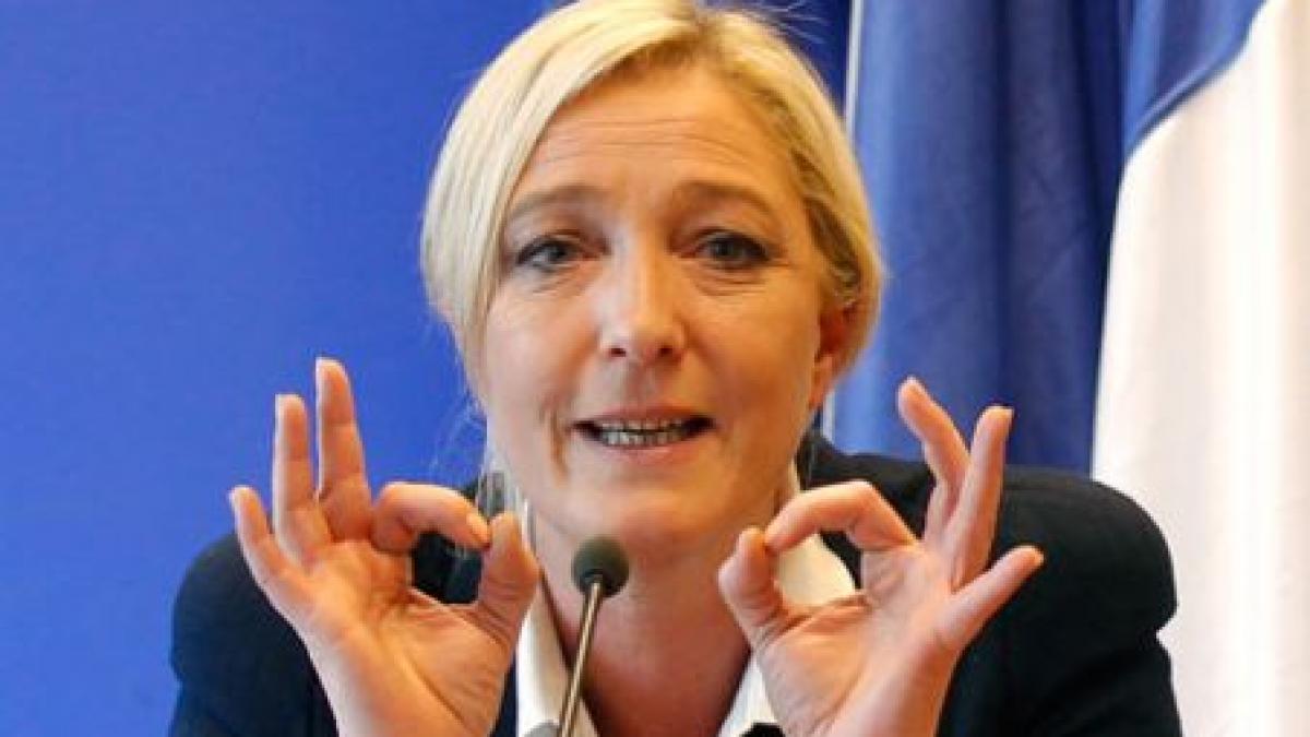 Marine Le Pen: Sarkozy nu are nicio şansă de a fi reales