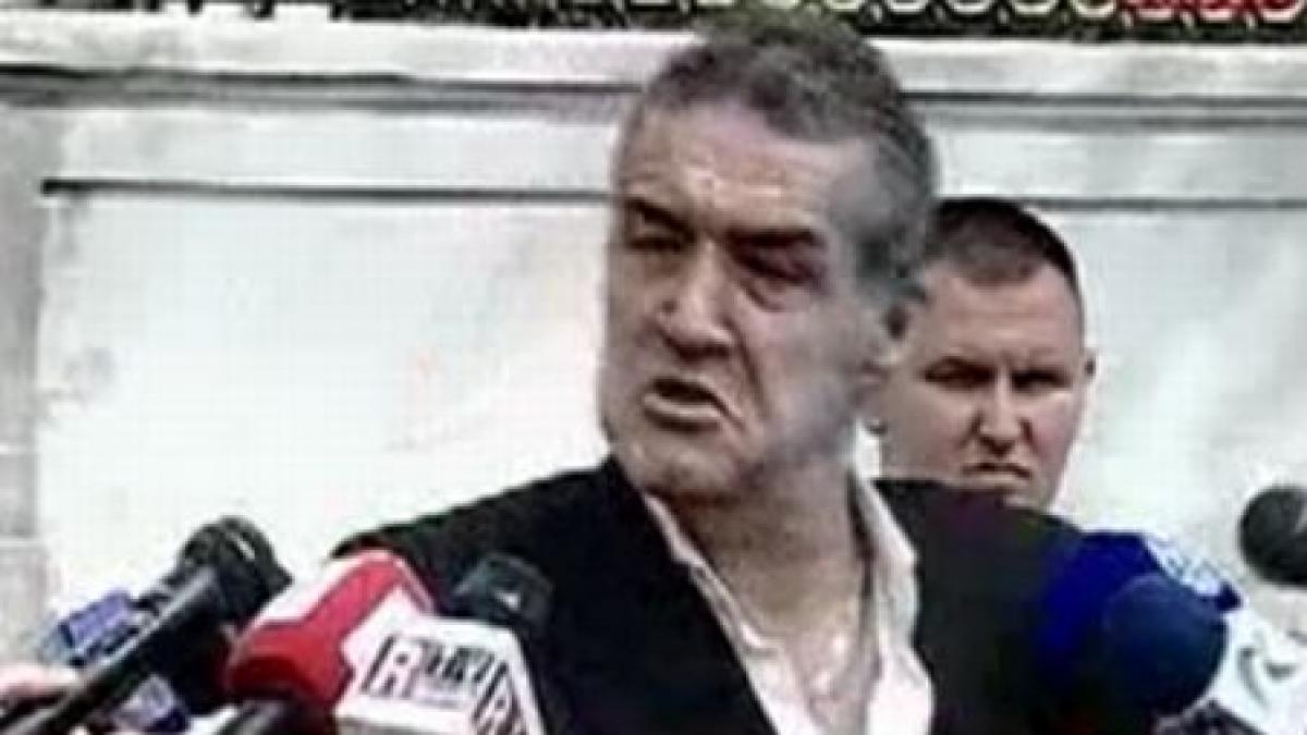 Becali a înjurat o jurnalistă: Eşti proastă şi idioată! Eşti nouă pe aici dar văd că eşti tare în gură ca mătura! 