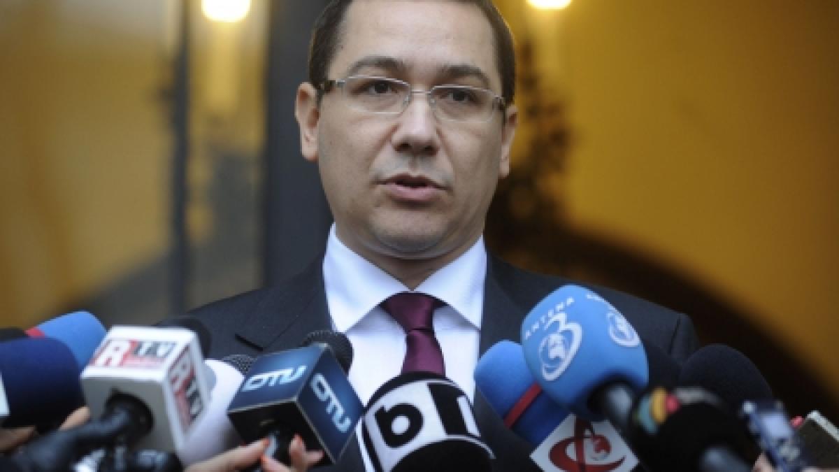 Ponta: Nu doresc candidaţi separaţi la Sectorul 6. Florescu e cel mai bine cotat în sondaje