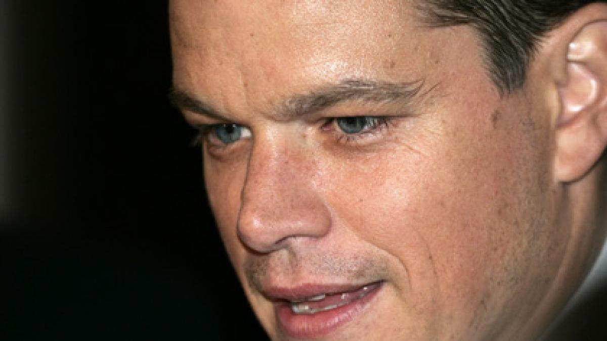 Matt Damon: L-aş săruta pe gură pe George W. Bush