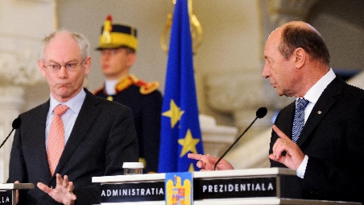 Van Rompuy: Prin măsurile luate, România devine un punct de intrare sigur în Schengen