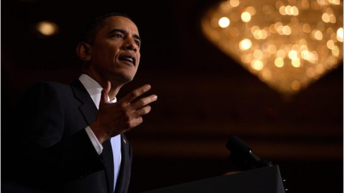 &quot;Forward&quot;, noul slogan electoral al lui Barack Obama