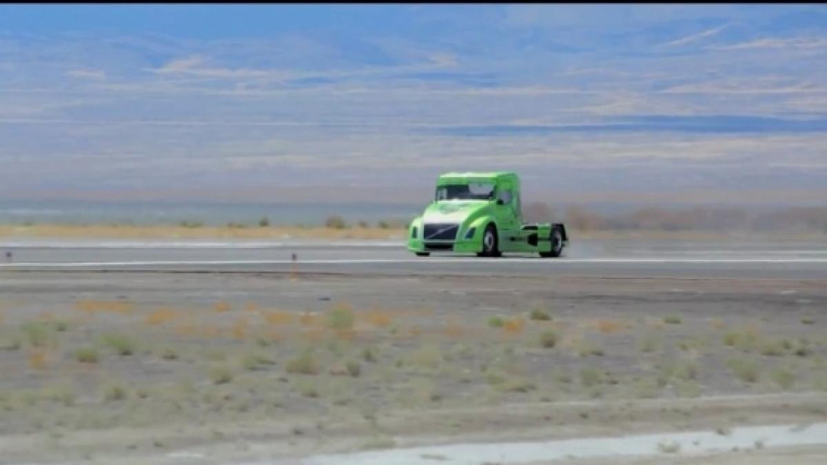 Volvo Mean Green, record mondial de viteză