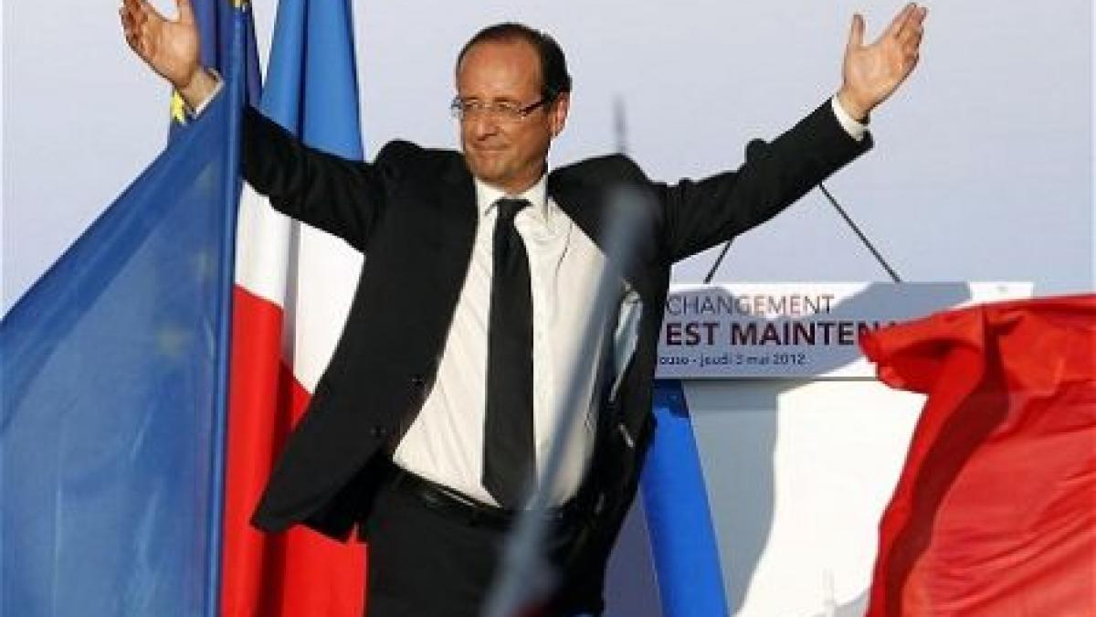 Francois Hollande: &quot;Francezii au ales schimbarea&quot;