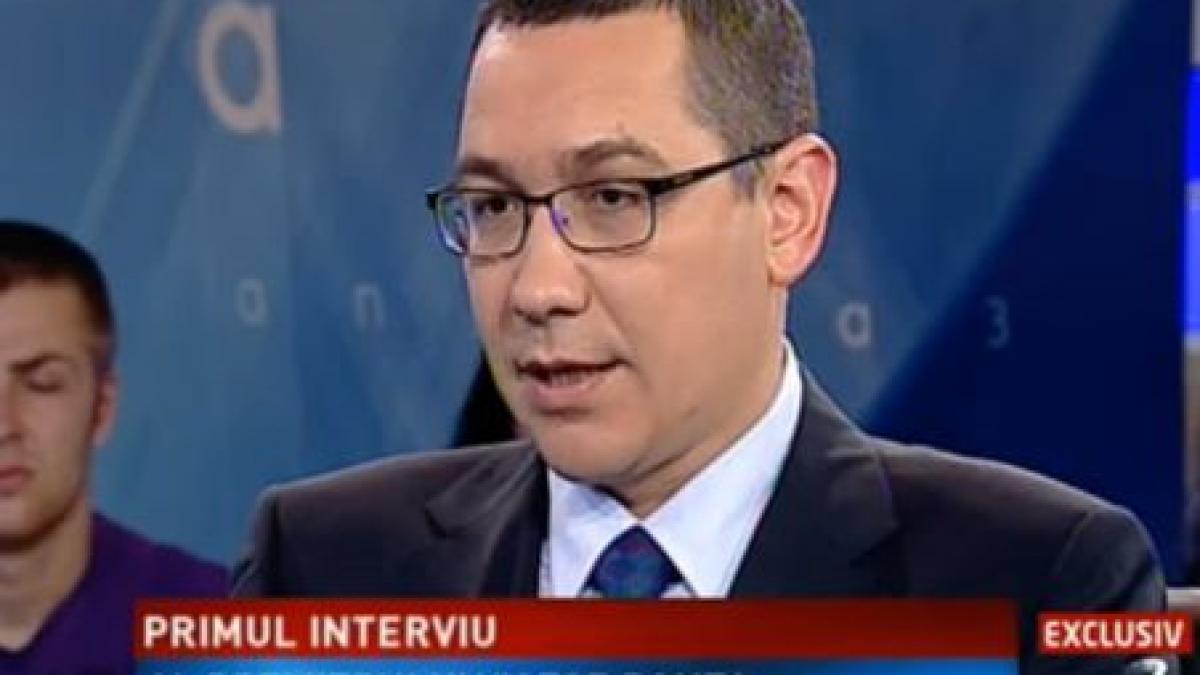 Ponta: Am &quot;acordul de principiu&quot; al Finanţelor pentru anularea plăţii retroactive TVA pe DDA. A fost o măsură de intimidare a presei