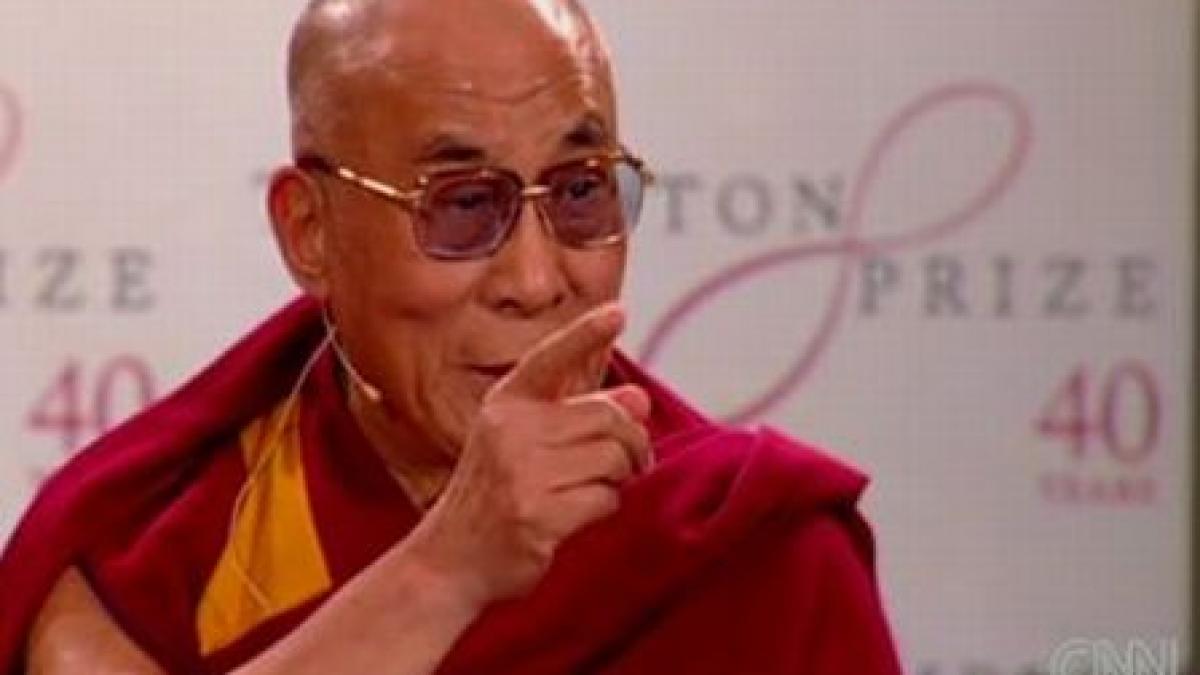 Dalai Lama a păstrat tăcerea. Află care a fost întrebarea la care nu a vrut să răspundă