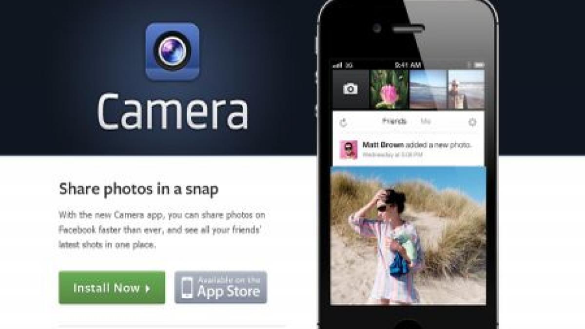 Facebook a lansat propria aplicaţie de photo sharing, la o lună şi jumătate după ce a cumpărat Instagram