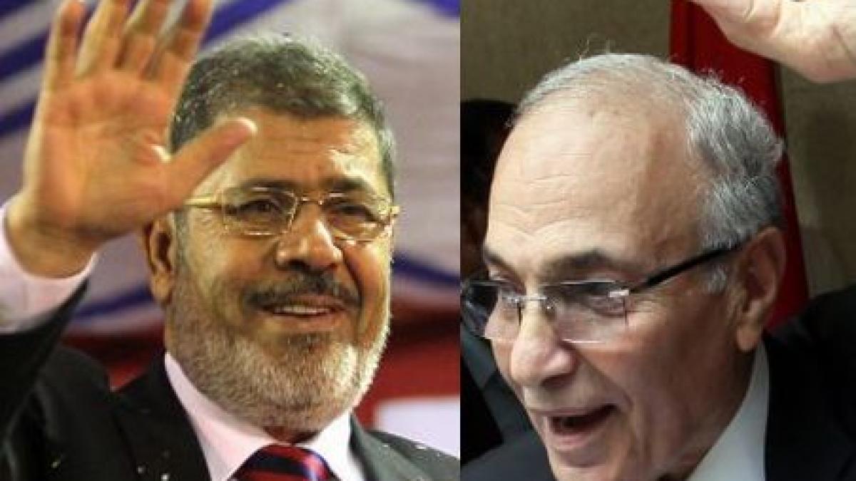 Mohammed Morsi şi Ahmed Shafiq s-au calificat în turul doi al prezidenţialelor din Egipt