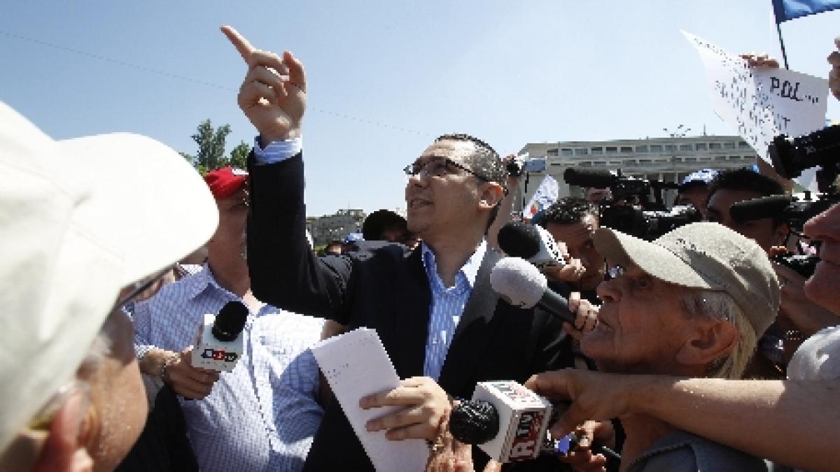 Victor Ponta: Toţi pedeliştii îşi schimbă culoarea, dar năravul ba