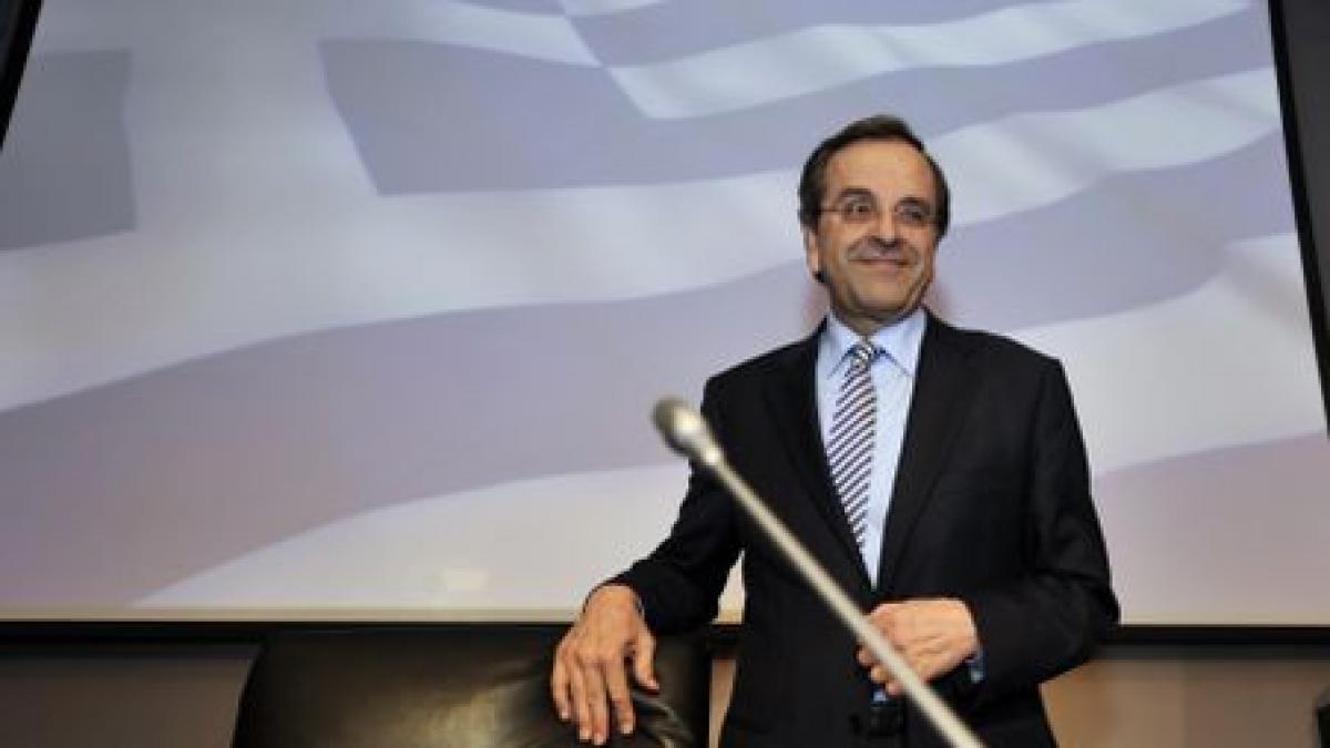 Liderul dreptei din Grecia, Antonis Samaras: &quot;Vom ieşi din criză, dar nu din zona euro&quot;