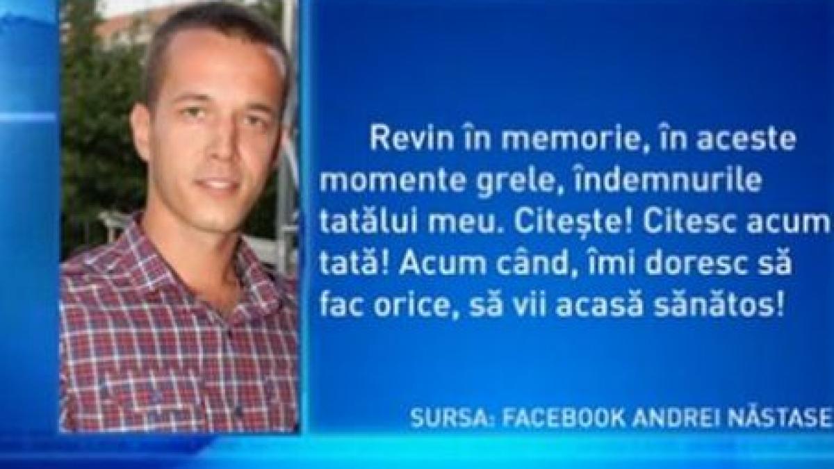 Andrei Năstase: Voi citi mâine, de ziua tatălui meu, scrisoarea lăsată de dânsul, &quot;un fel de testament public&quot;