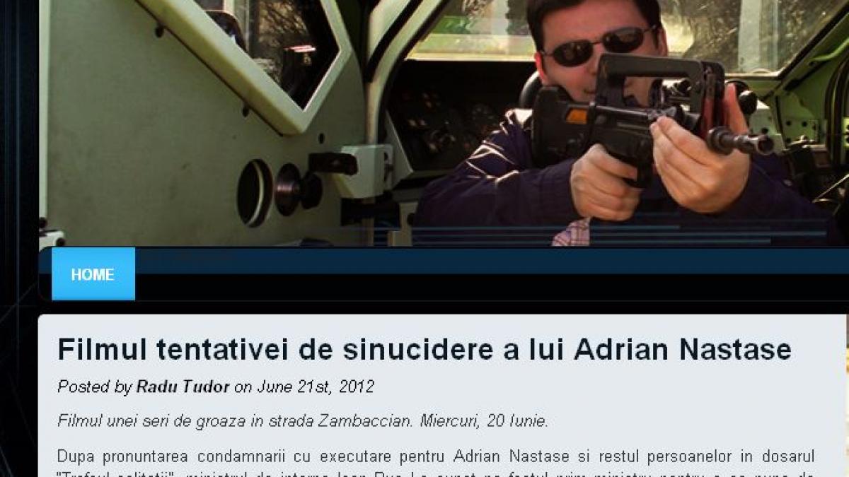 FILMUL tentativei de sinucidere a lui Adrian Năstase. Momentele de groază prin care a trecut fostul premier