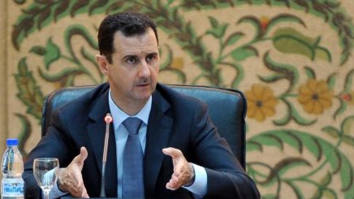 Bashar al-Assad: Siria este într-o &quot;veritabilă stare de război&quot;