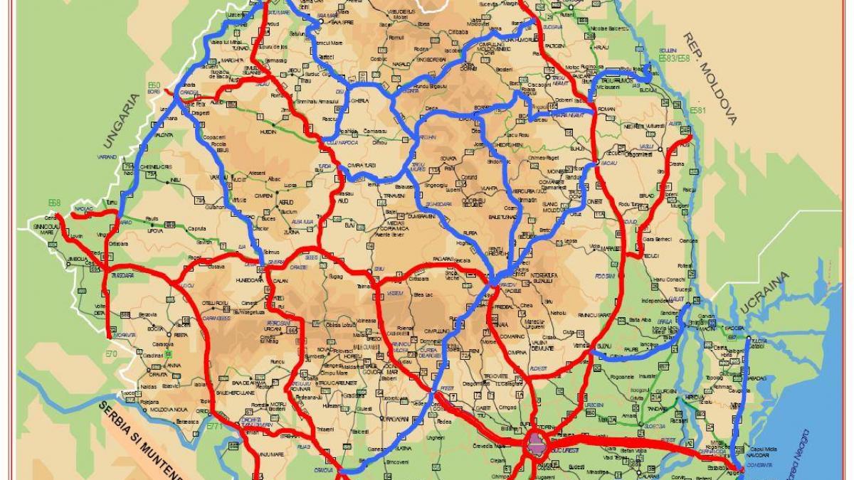 Cum va arăta România &quot;împânzită&quot; de autostrăzi. Proiecte care vor fi finalizate în.... infinit