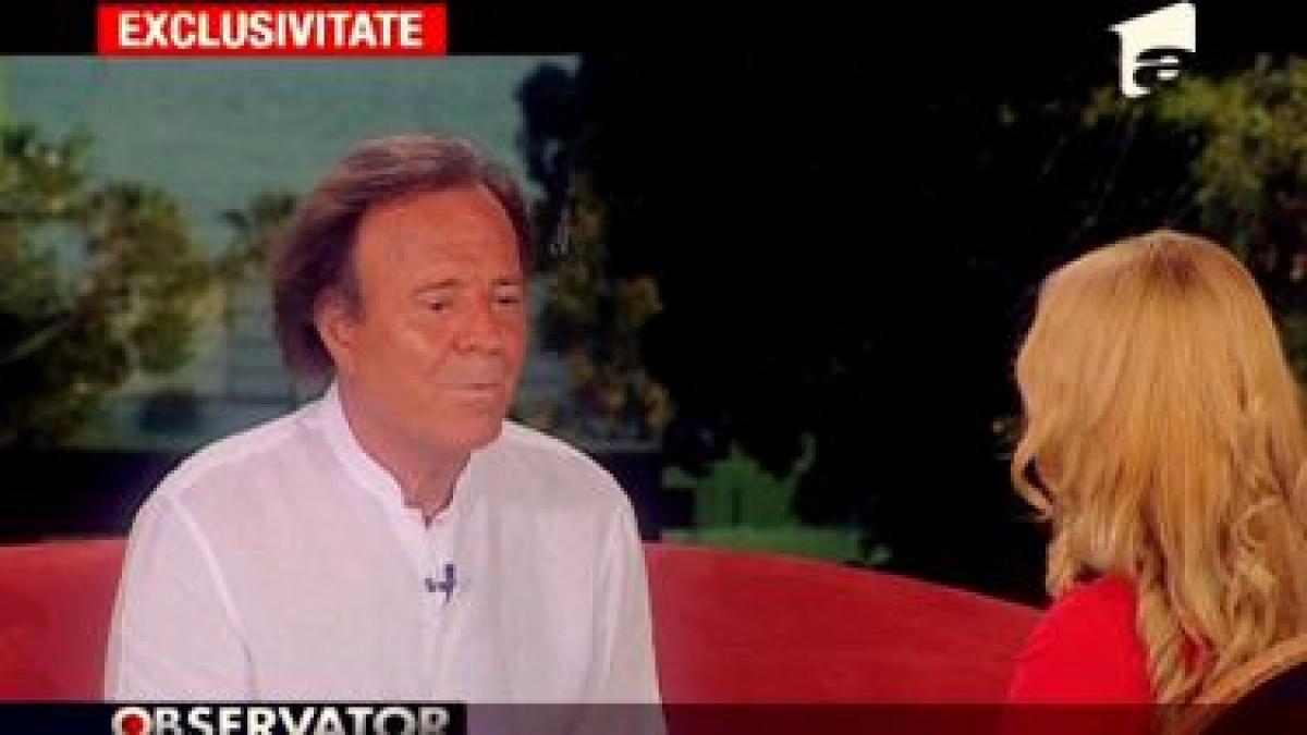 VIDEO! Interviu EXCLUSIV Julio Iglesias: &quot;Nu regret nimic. Viata mea a fost de vis&quot;