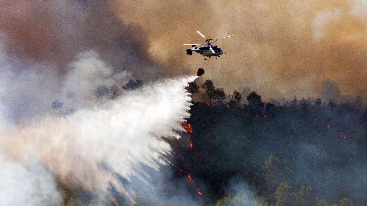 Incendii masive de vegetaţie în Valencia şi Barcelona