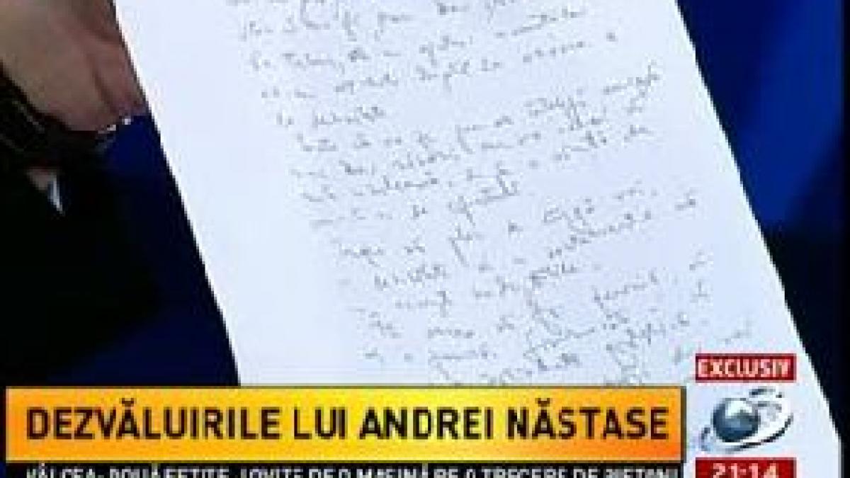 Scrisoarea-testament, lăsată de Adrian Năstase fiului său: &quot;Prefer să plec de lângă voi cu demnitate şi cu sentimentul că nu accept nedreptăţile&quot;