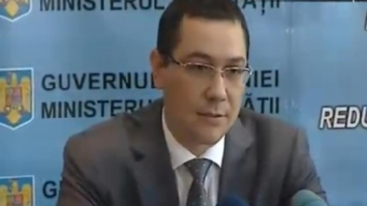 Victor Ponta: Guvernul va adopta un proiect de lege în sistemul sănătăţii, în perioada imediat următoare