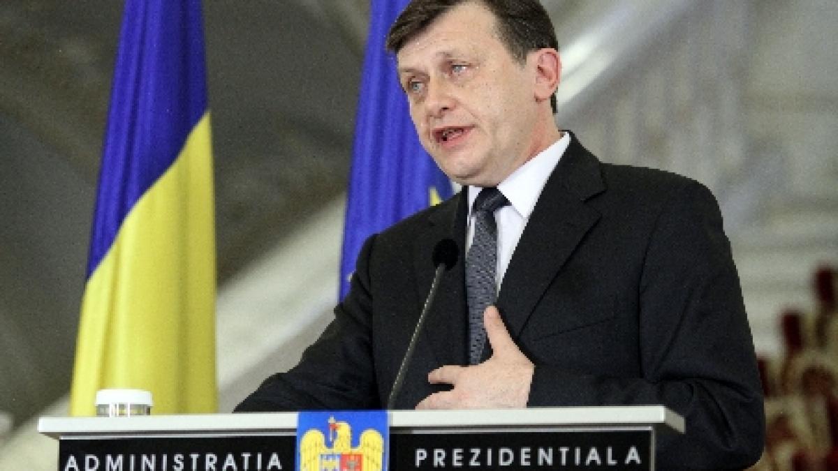 Antonescu: Dacă Băsescu revine la Cotroceni cu zero voturi, eu mă retrag din viaţa politică