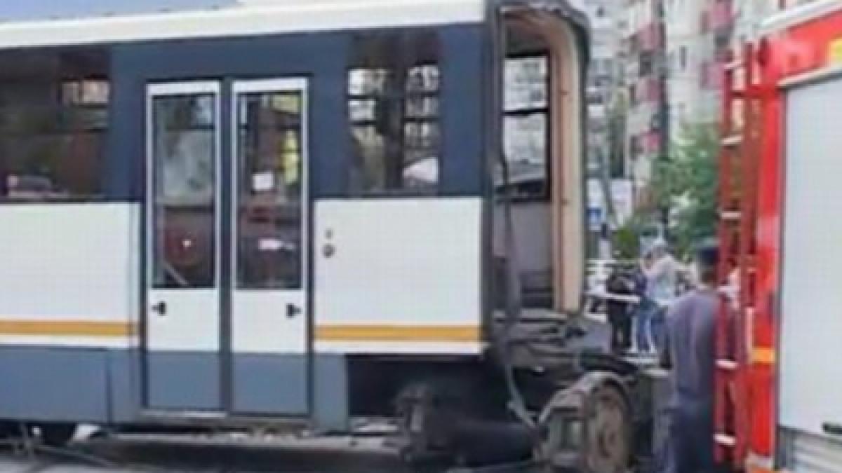 Traficul a fost reluat în zona Sebastian, după 6 ore de la accidentul de tramvai