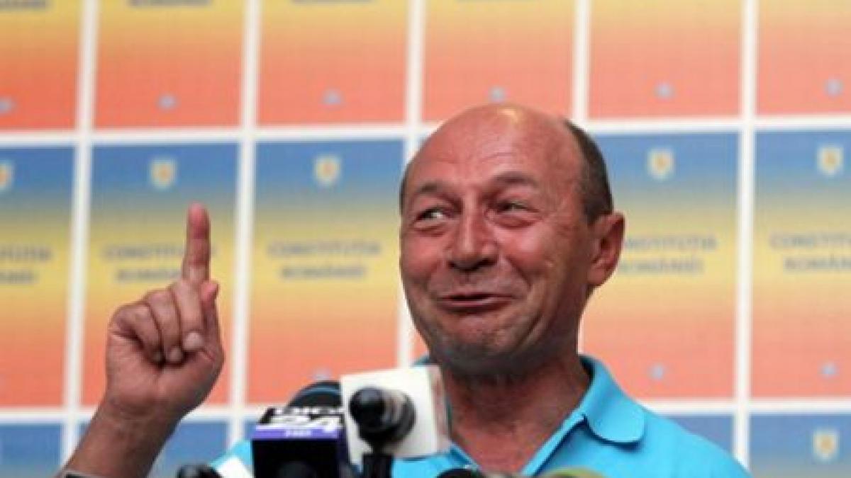 Băsescu: Uneori, limbajul meu nu e cel mai adecvat, nu e al unui preşedinte scrobit