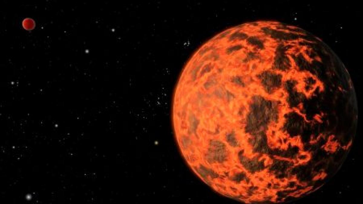 O exoplanetă acoperită de lavă a fost descoperită de cercetătorii americani 