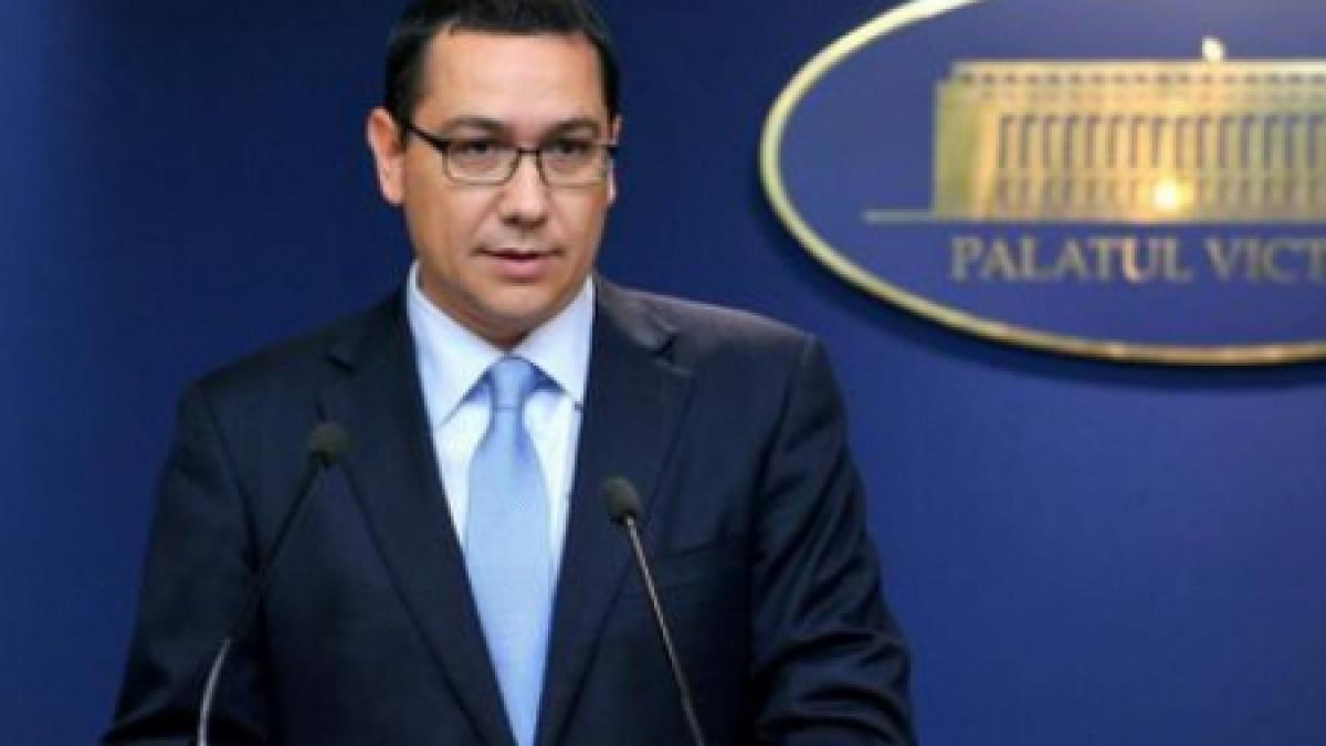 Ponta: Acordul semnat cu CNSC include doar acordul de principiu al USL