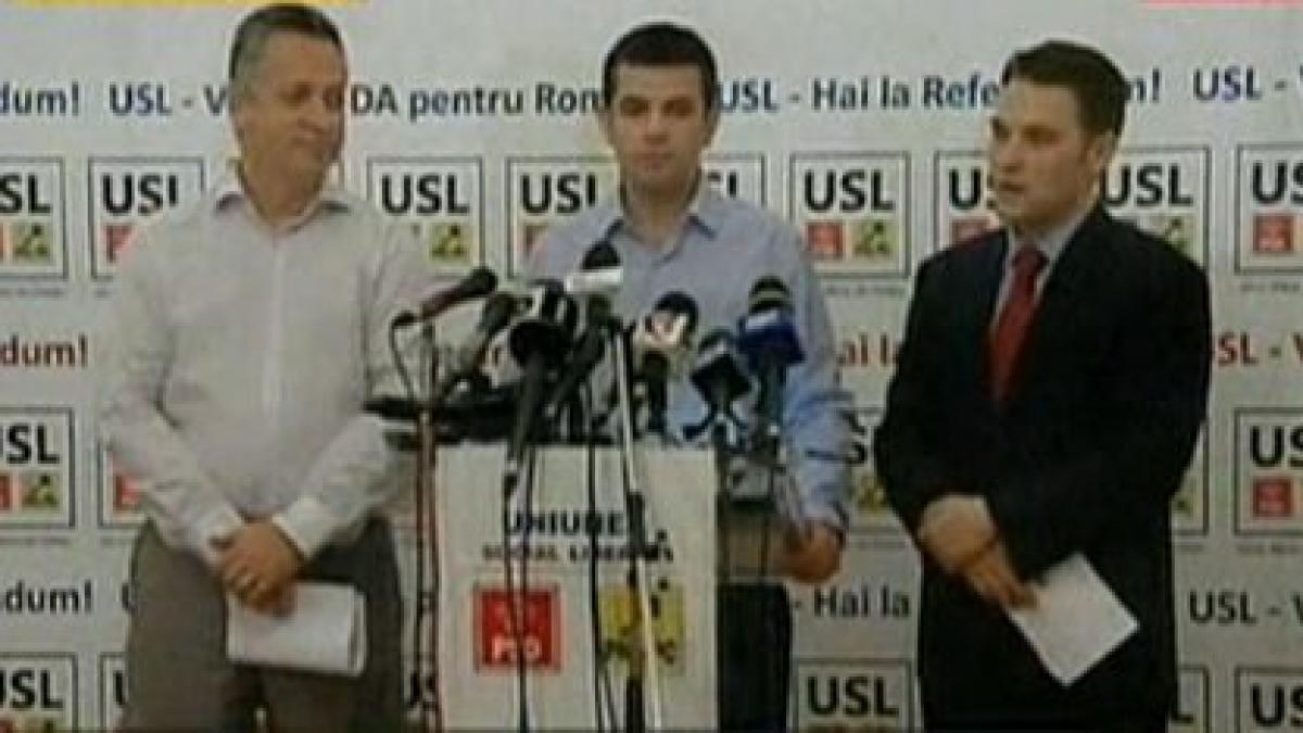 USL: 9 milioane de români au ieşit la vot pentru a scăpa de Băsescu