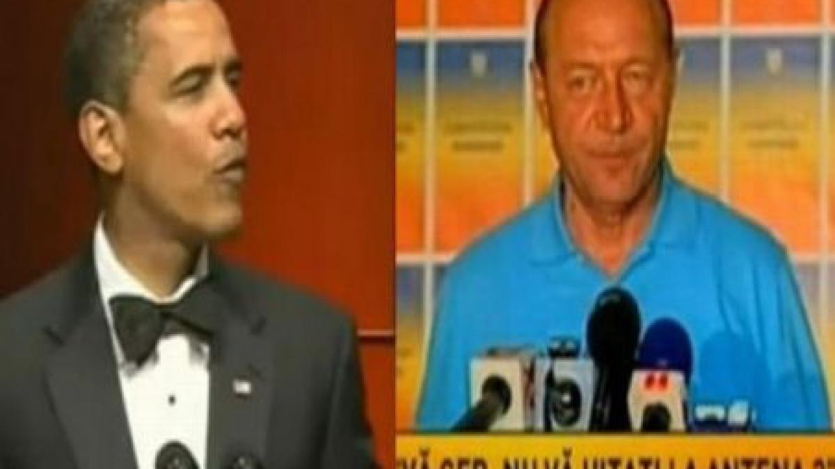 Barack Obama - lecţie dură pentru Traian Băsescu 