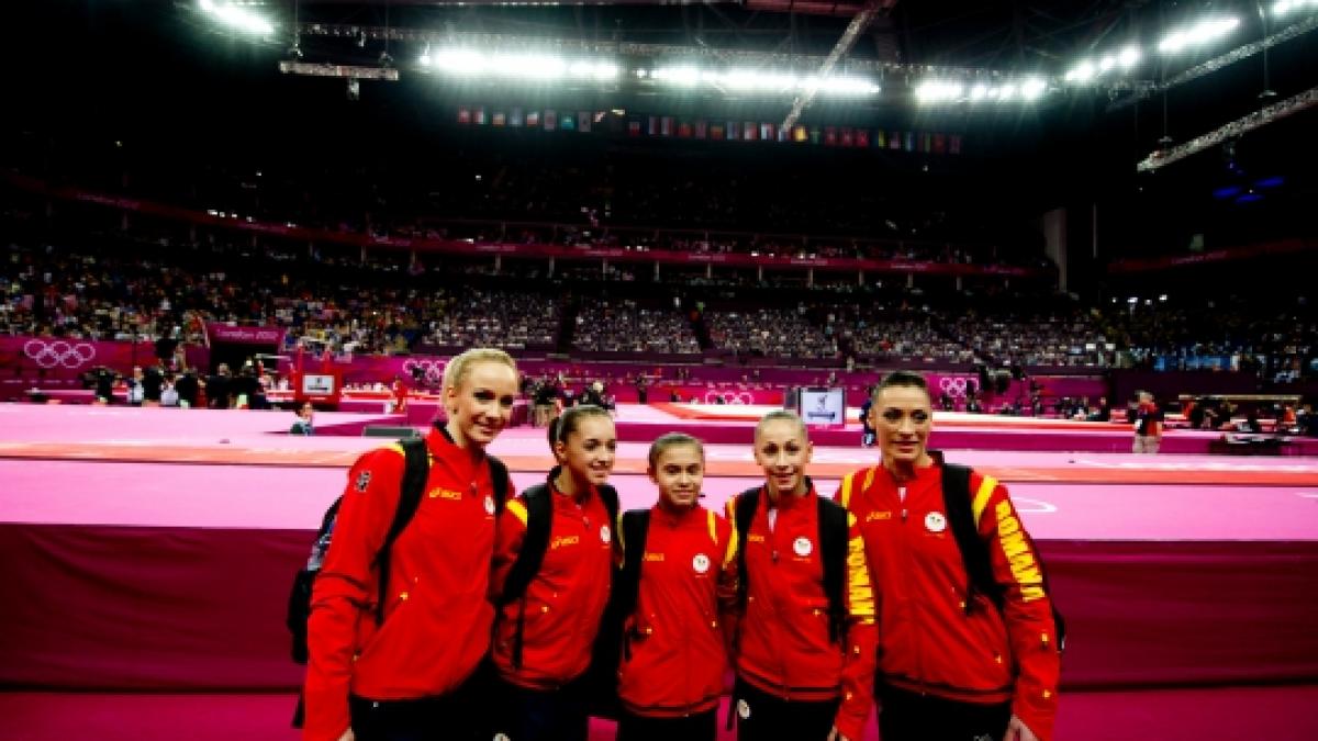 Olympics 2012: Romania's women gymastics team won the bronze medal in London