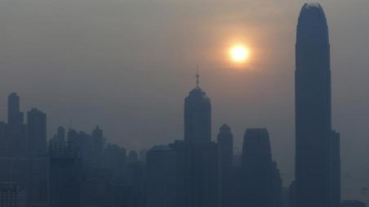 Cel mai ridicat grad de poluare de până acum, în Hong Kong