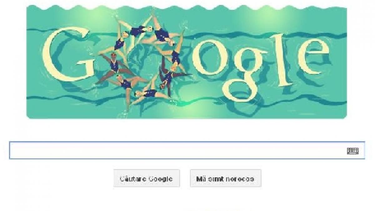 Google şi-a schimbat logoul pentru a promova proba de înot de la Jocurile Olimpice