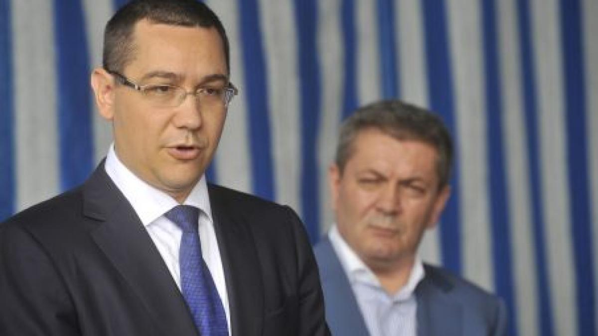 Ponta: Nu am reproşuri pentru Rus, Dobre, Marga. Vor fi în continuare piloni ai USL