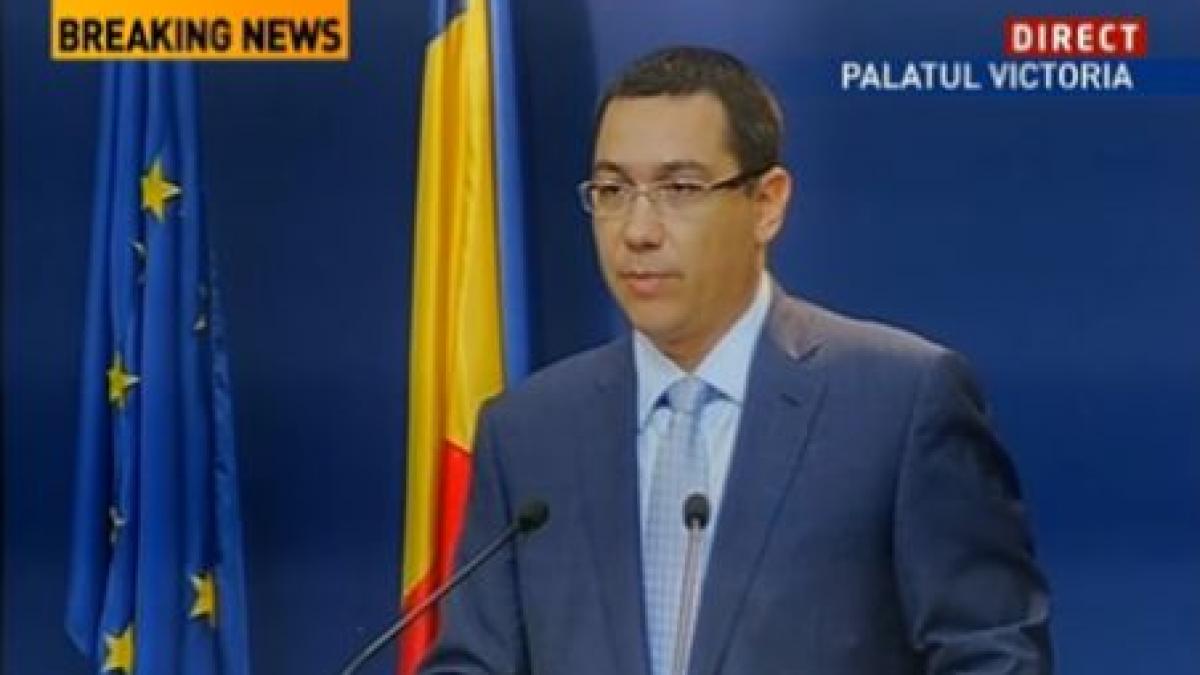 Ponta: Listele electorale permanente nu se află la Guvern