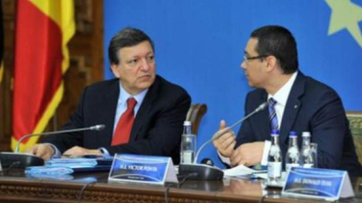 Ponta: Barroso a fost corect faţă de România spre deosebire de comisarul Reding