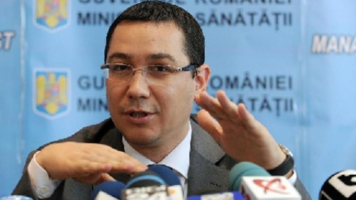 Ponta: Foştii miniştri ai Muncii Botiş, Lăzăroiu şi Barbu sunt vinovaţi de pierderea banilor UE