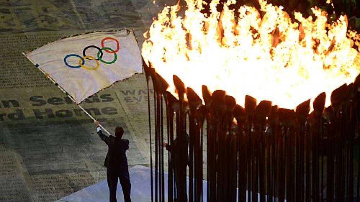 GALERIE FOTO. Jocurile Olimpice de la Londra s-au încheiat cu un show grandios. Flacăra olimpică a fost stinsă. Ne revedem peste patru ani!