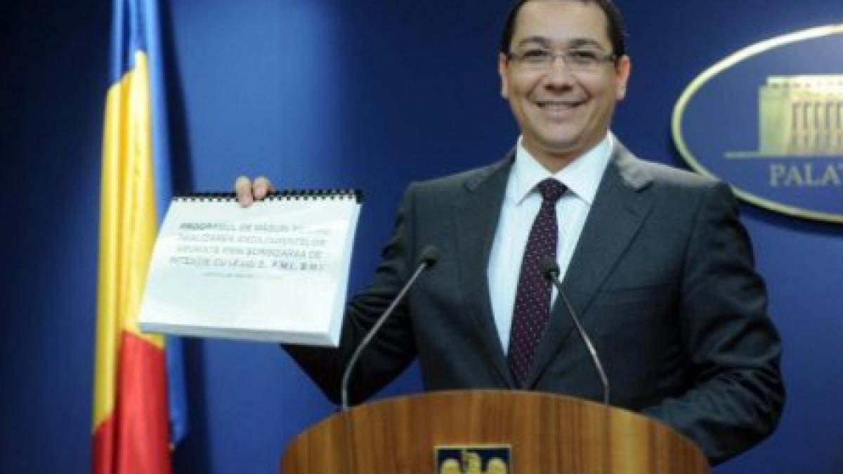 Ponta: Am încasat 1 mld de lei în plus, după oprirea reţelei care căpuşa conducerea ANAF