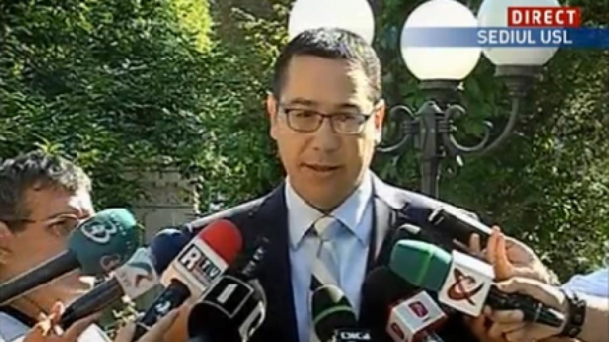 Ponta: Avem listele electorale actualizate. Vom trimite cifrele azi Curţii Constituţionale