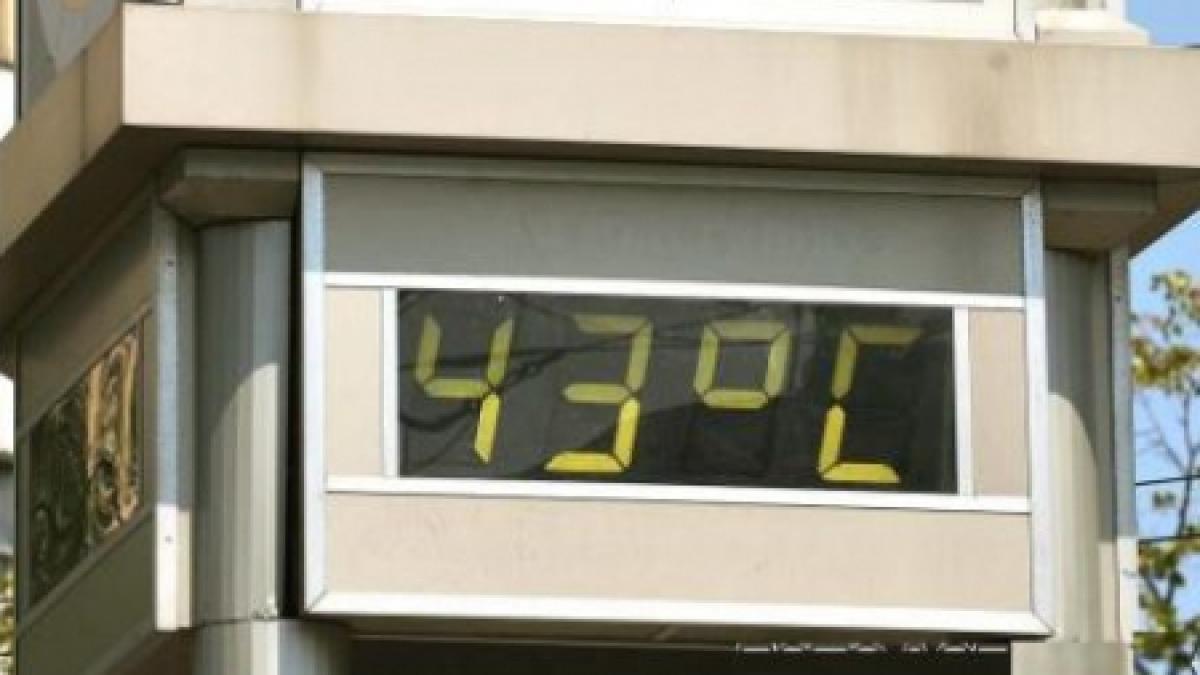 Codul portocaliu de caniculă până duminică. Vom avea 42 de grade Celsius. Vezi cum va fi vremea de săptămâna viitoare