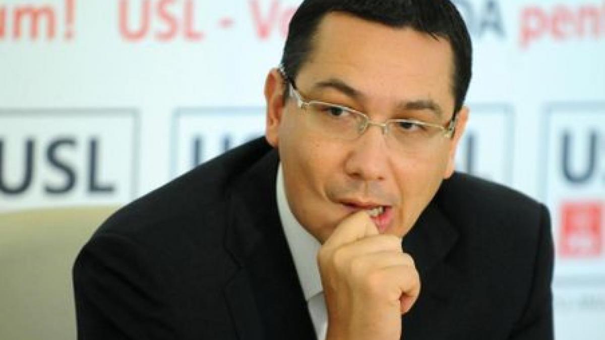 Victor Ponta: Până la prânz vom avea ministru al Justiţiei