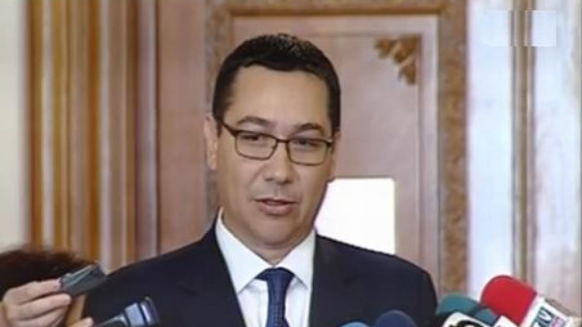 Victor Ponta: E posibil ca şi anul acesta să se amâne intrarea României în Schengen