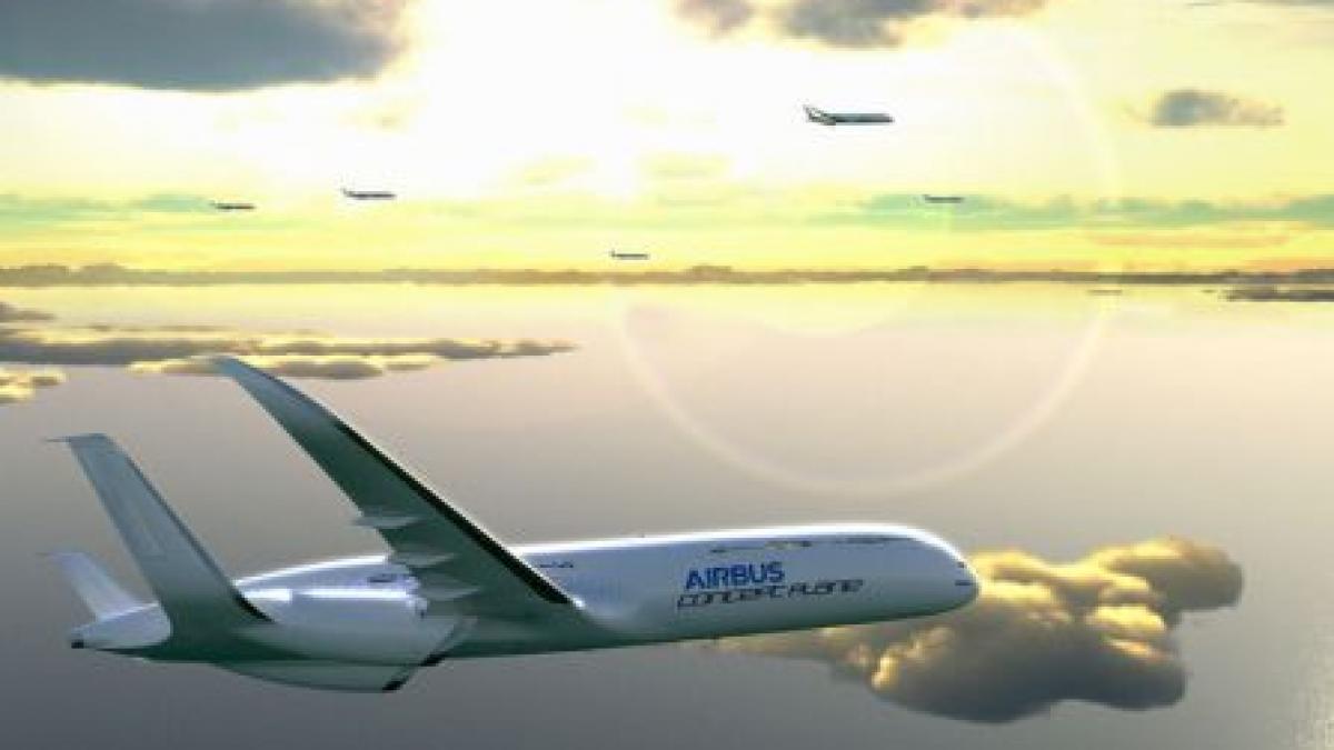 Conceptul revoluţionar propus de Airbus. Aeronava viitorului va avea un consum redus de combustibil