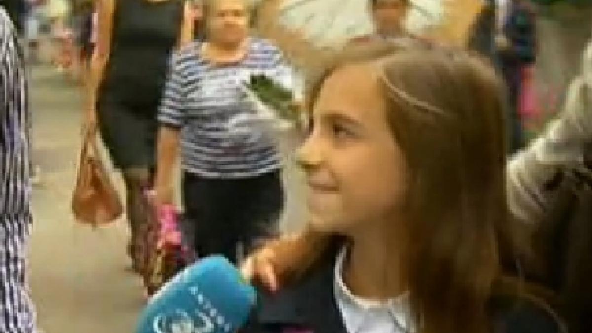 Crin Antonescu şi-a dus fiica la şcoală. Cum a fost vacanţa pentru Irina 