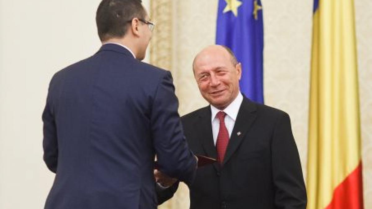 Ce cadou i-a făcut Băsescu lui Ponta de ziua lui, la împlinirea a 40 de ani