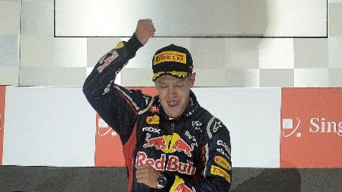 Sebastial Vettel a câştigat MP al statului Singapore